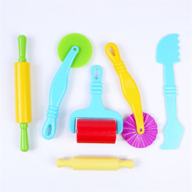 Color Play Dough Model Tool Toys 3D Plasticine Tools Clay Moulds Set Many Style Learning Education Play dough Set Toys