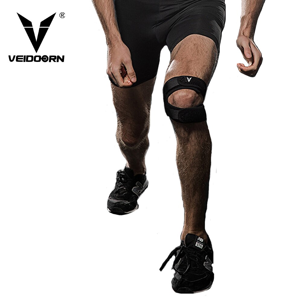 Veidoorn 1 Pcs Verstelbare Patella Ondersteuning Professionele Knie Ondersteuning Verstelbare Kniebrace Protector Guard Sport
