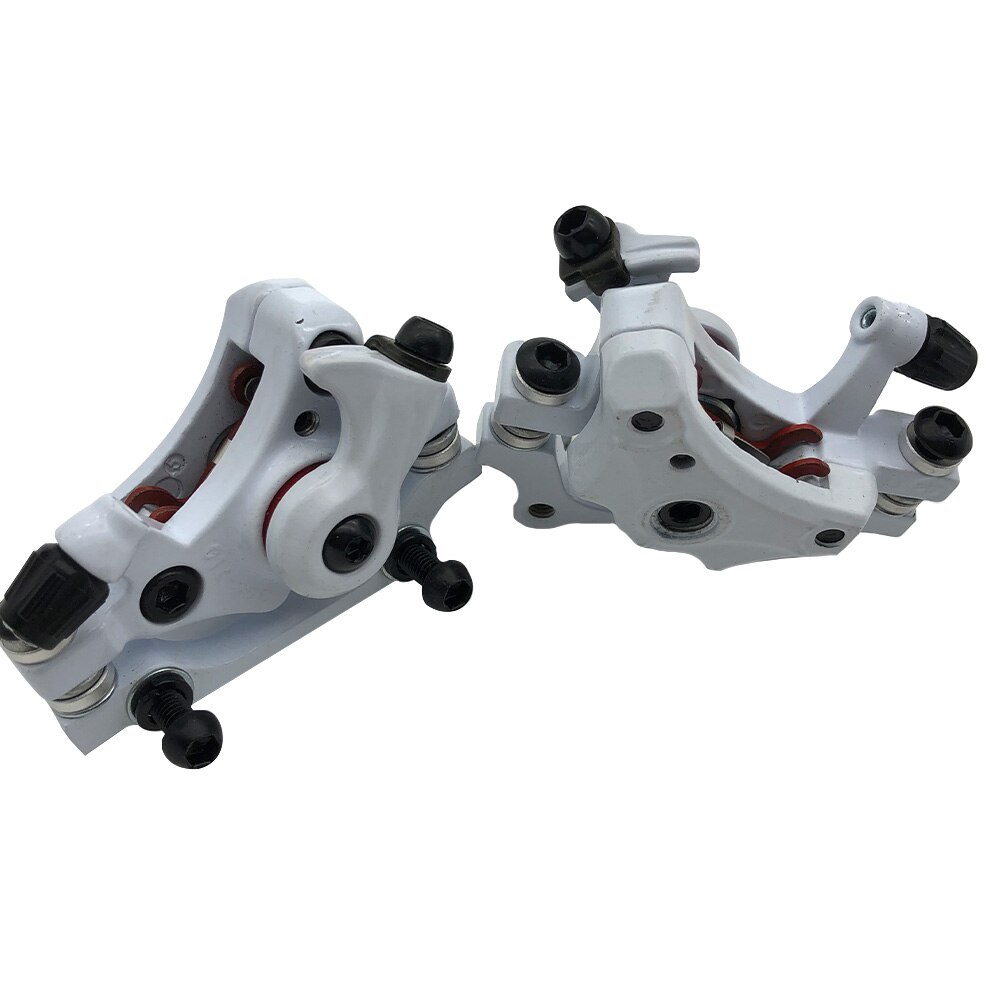 Mechanical Lever Riding Threaded Hubs Rotor Disk Brake Kit Clamps Repairing Bicycle Parts Mountain Bike Calipers Front Rear