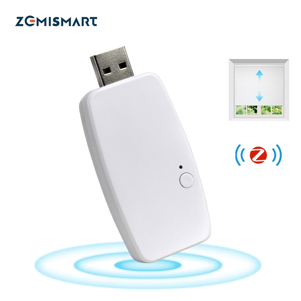 Zemismart Tuya Zigbee Usb Dongle Controle Voor Am15 Blinds Motor Werk Met Tuya Zigbee Hub Mini Smart Gordijn motor