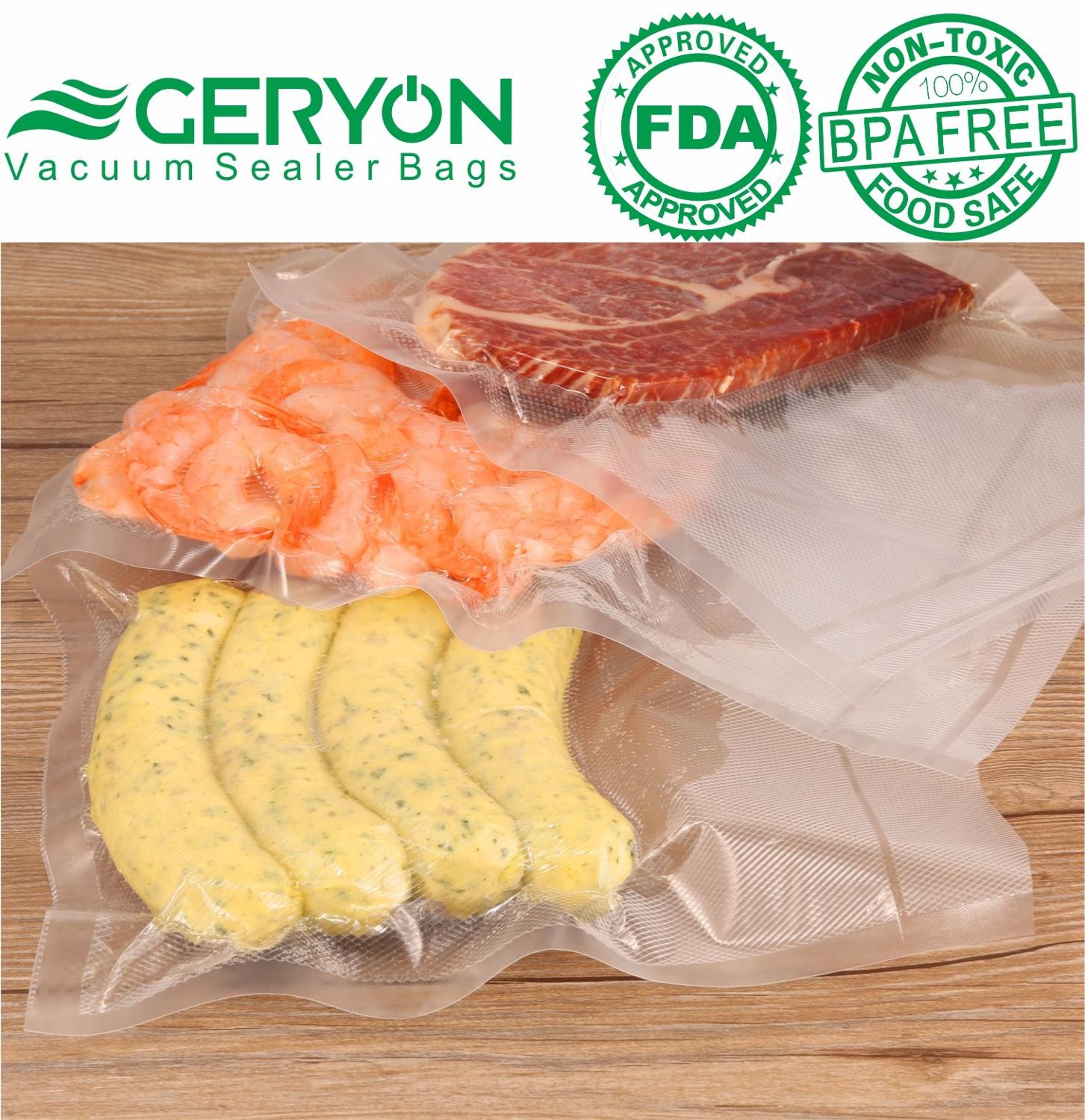GERYON – Machine à sceller les aliments Sous Vide, rouleaux de sacs, scelleuse de repas, stockage au congélateur et cuisson Sous Vide