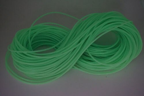 10 m/lotto Pesca Tubo Luminoso incandescenza Tubi per Gancio di Pesca rig 2.5mm x 1.5mm spedizione gratuita