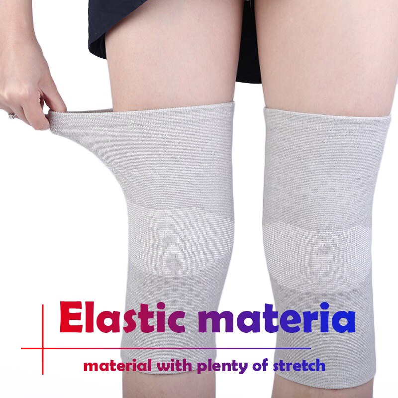 1 Pair Self Heating Knee Pads Magnetic Therapy Pain Relief from Arthritis Brace Support Fitness Kneepad Dot Matrix Heater