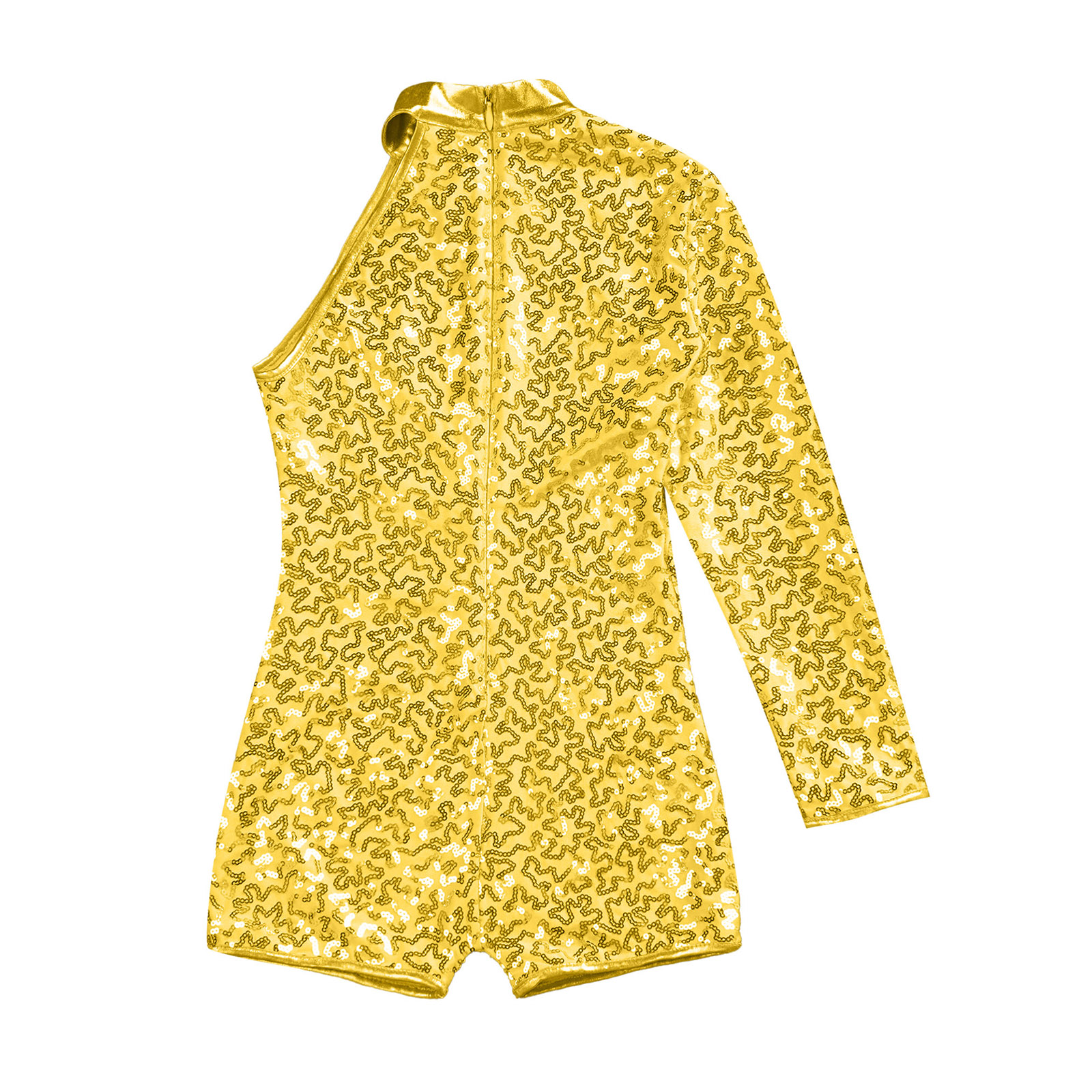 Kinder meisjes balletdans leotard lange mouw glanzende pailletten bodysuit ballerina kostuum voor moderne jazz dans podium performance