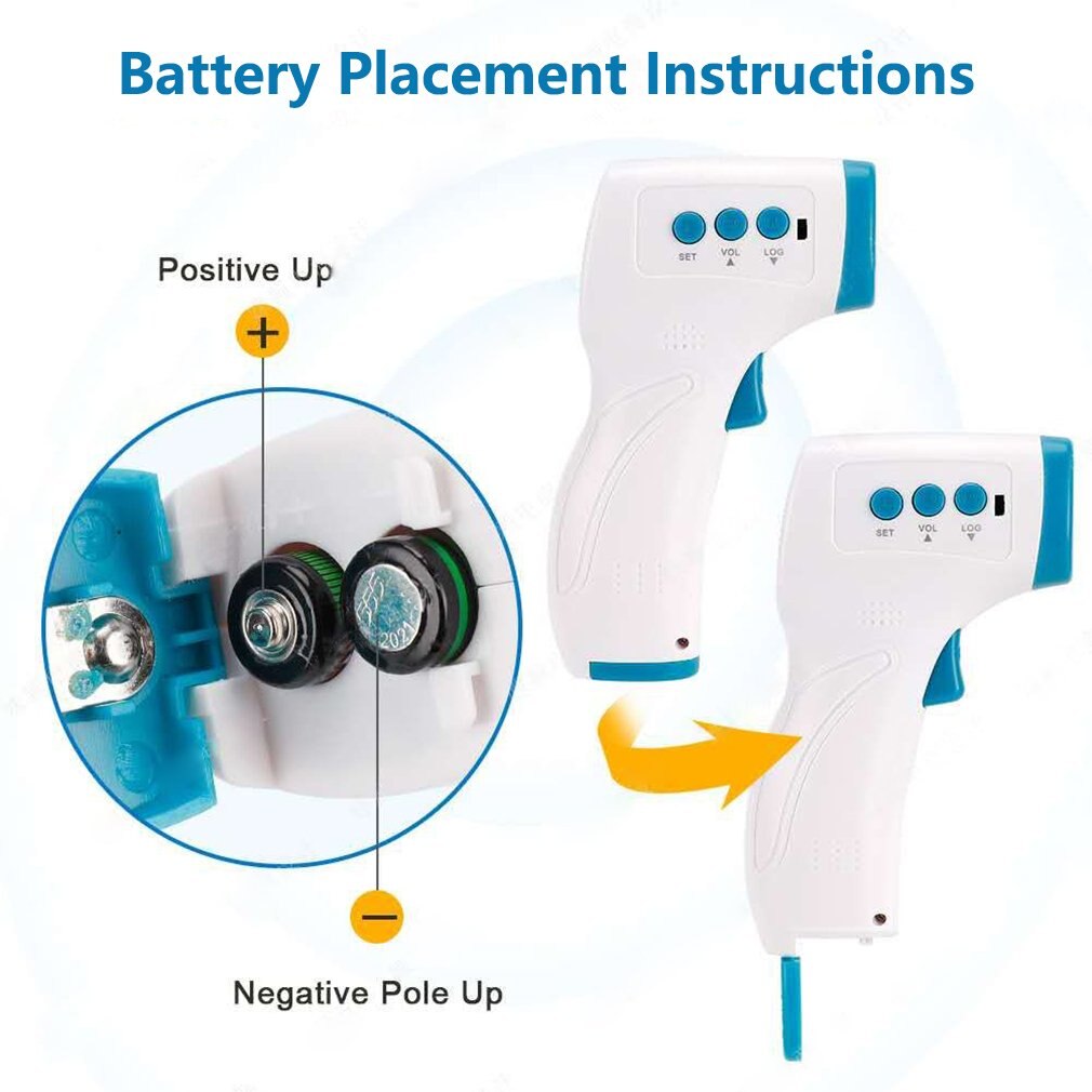 Instock! Contactloze Temperatuurmeting Apparaat Multi-Functionele Digitale Thermometer Infrarood Voorhoofd Termometer Tool