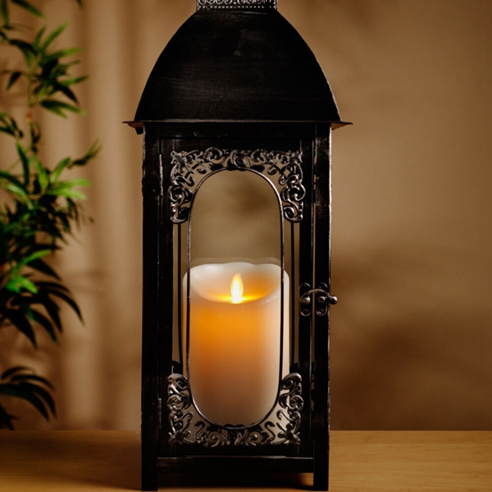 Ksperway flammeløs bevegelig veke søyle led lys 3.5 " *7 "