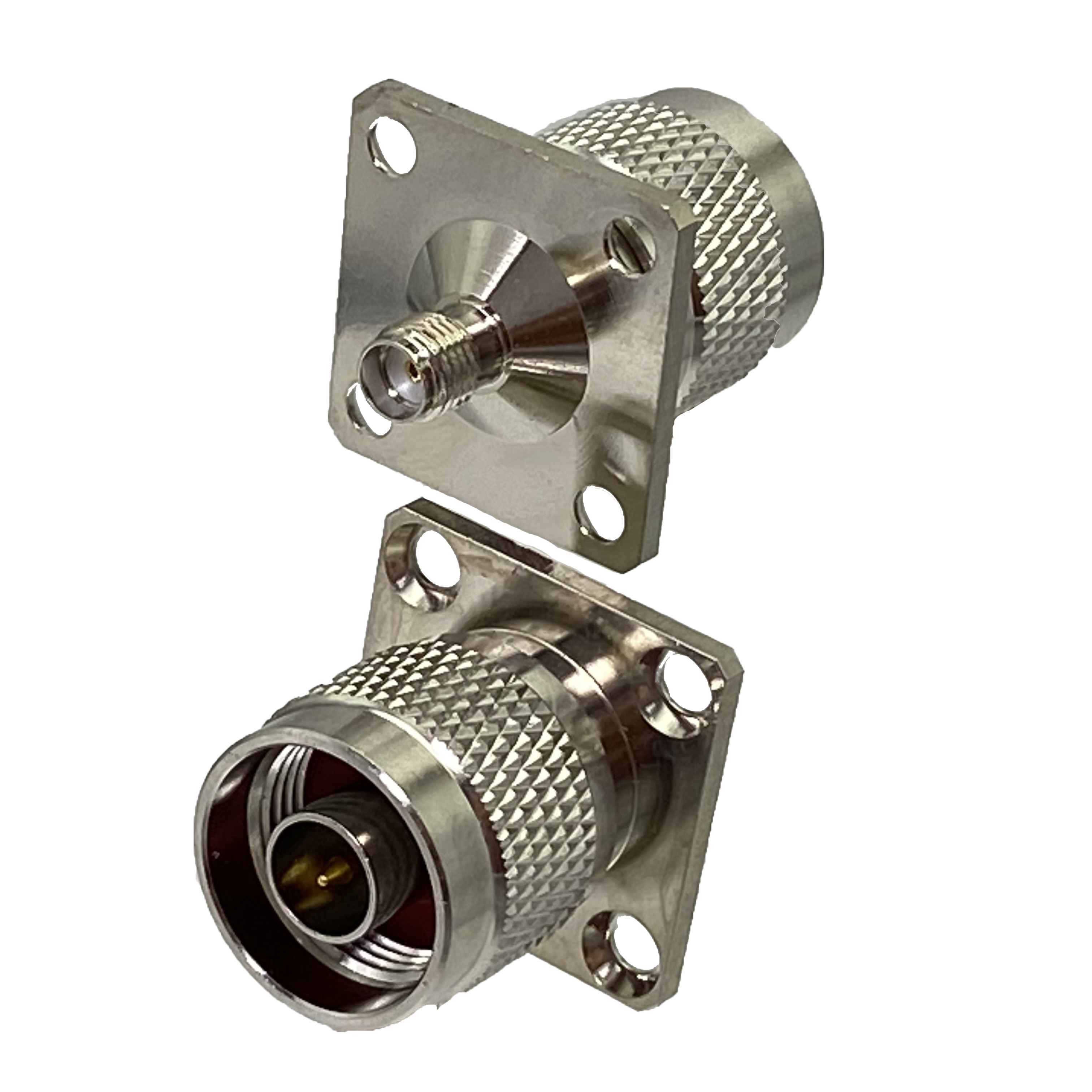 1 Pz Adattatore Connettore N A SMA RP SMA Flangia Vicedeal