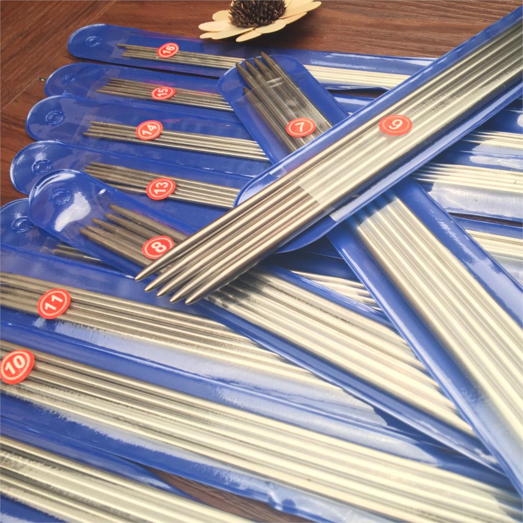 35 Pcs 2.0Mm-5.0Mm 7 Grootte/Set 25Cm/35Cm Roestvrijstalen Rechte Breien naalden Haaknaalden Breinaalden Set Maat