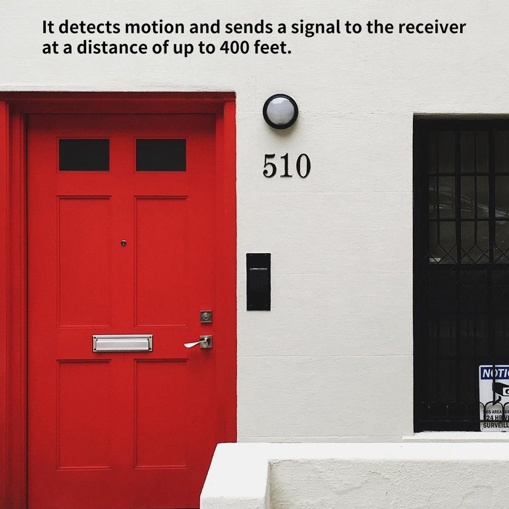 Driveway Patrol Garage Infrared Wireless Doorbell Alarm System Motion Sensor Home Security Alarm Motion Sensor