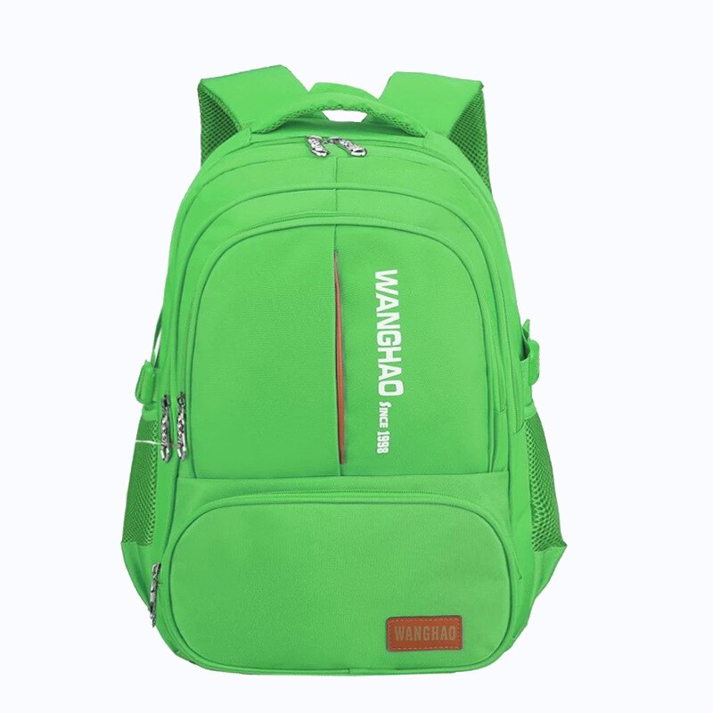 Kinderen Schooltassen Orthopedische School Rugzakken Jongens Meisjes Casual Rugzak Bag Kids Kinderen Rugzak Mochila Infantil: large green