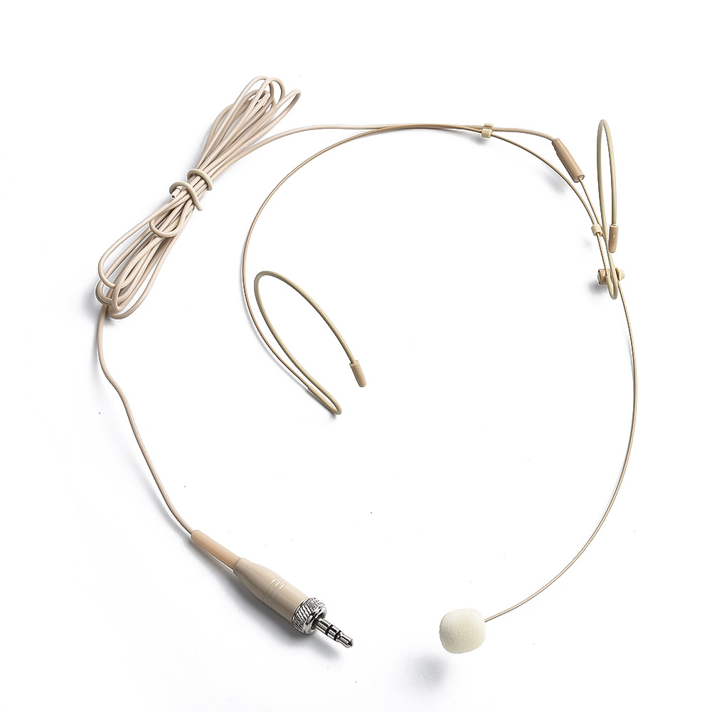 Doppel Ohrbügel Headset Mikrofon Omnidirektionale Kondensator Patrone Mic Für Konferenz Headworn Mikrofon Für Shure Wireless