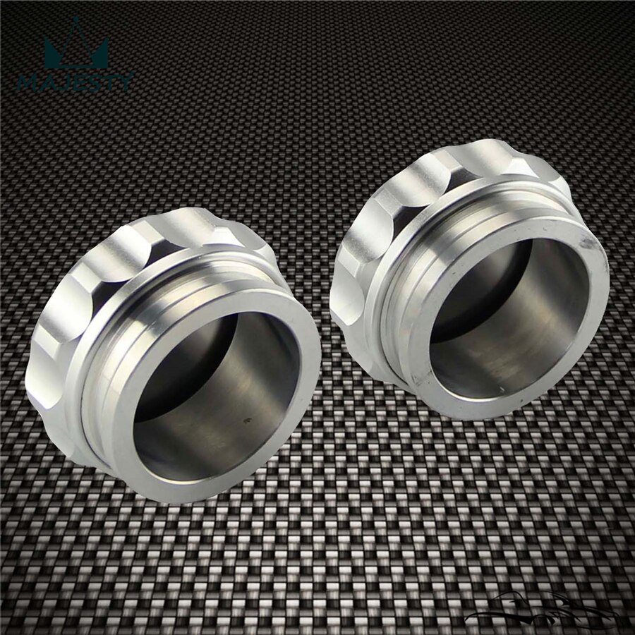 2Pcs 2" 50.8mm Aluminium Weld On Filler Neck And Cap Oil, Fuel, Water Tank