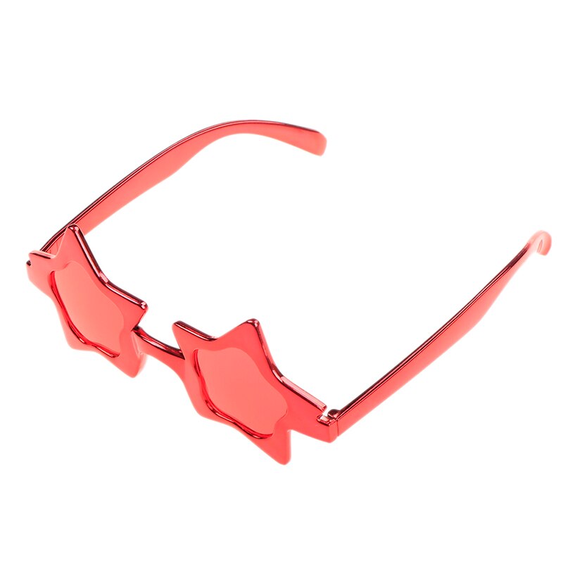 Star Metallic Glasses Photobooth Decorated Photo Booth Props Party Favors Birthday Event Festive Supplies Decoration