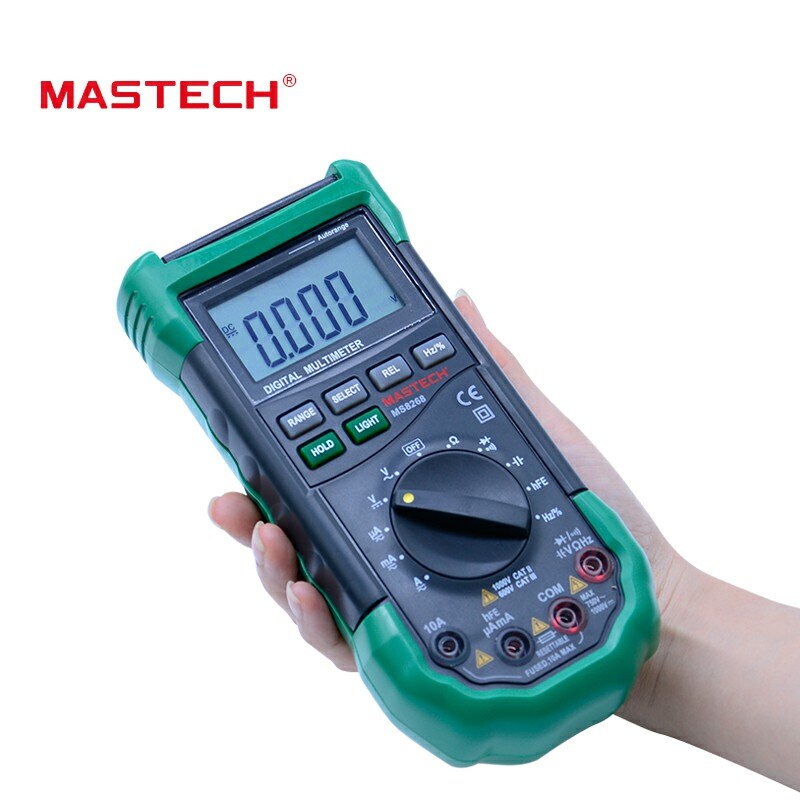 Digital-Multimeter MASTECH MS8268 Auto Bereich Voll schutz ac/dc amperemeter voltmeter ohm Frequenz elektrische tester Multitester