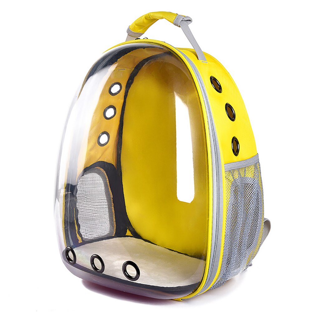Cats Carrier Bag Breathable Transparent Puppy Cat Backpack Cats Box Cage Small Dog Pet Travel Carrier Handbag Space Capsule