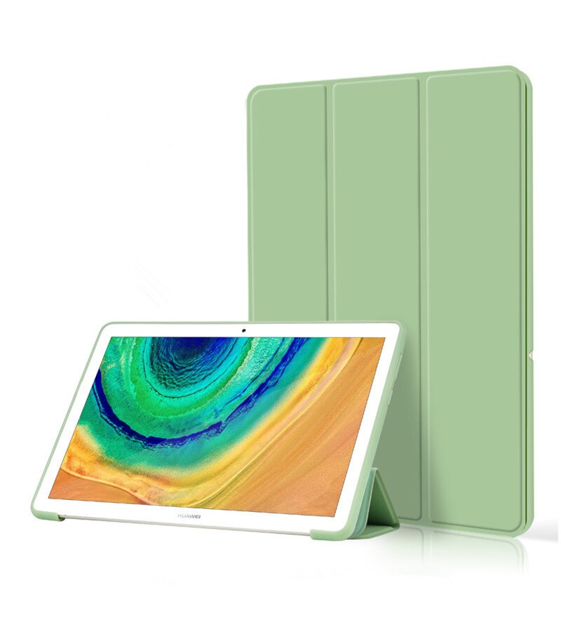 Silicone Cover For Huawei Mediapad M6 8.4 VRD-W09/-AL09 /M6 10.8 SCM-AL09/w09 Flip Silicone Stand for mediapad m6 Case +film+pen