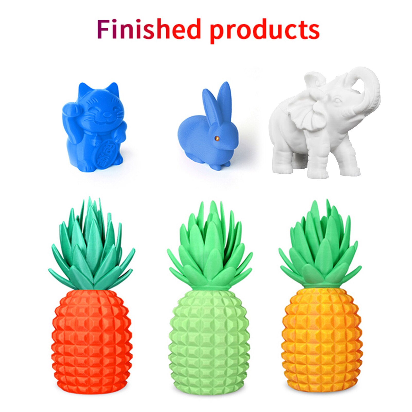 Filament pour impression 3D, consommable d&#39;imprimante en PLA, précision dimensionnelle +/-1.75mm, 0.02mm de diamètre, sous forme de bobine de 1kg