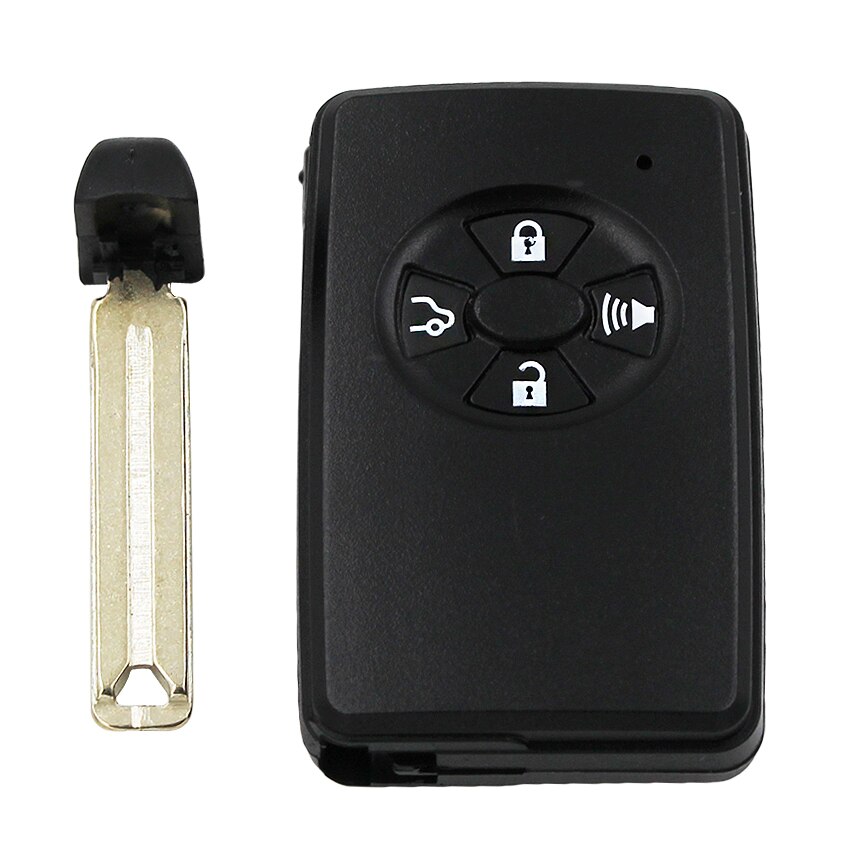 Replacement Shell 2/3/4 Button Smart Remote Key Fob for Toyota RAV4 Vitz Ractis Car Key Blank Case