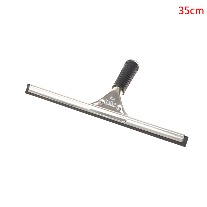 Window Glass Cleaning Squeegee Blade Wiper Cleaner For Home Shower Bathroom: Dark Grey