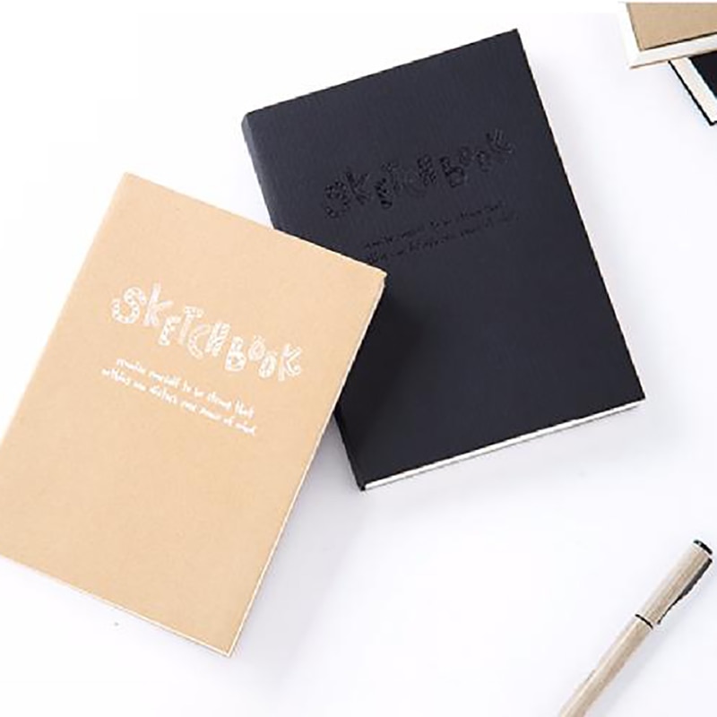 A5 B5 16K Blank Kraft Paper Sketchbook Student Painting Book Art Painting Paper Teacher Office Student Stationery