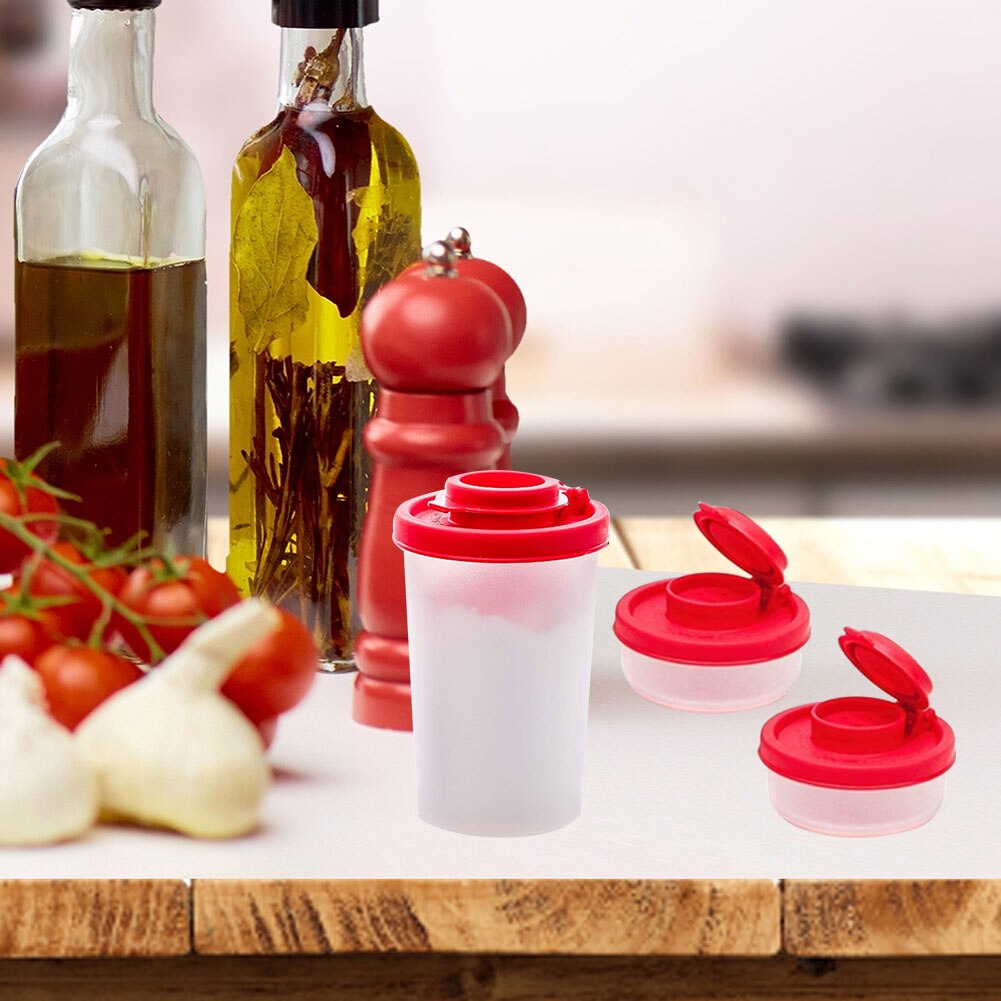2 stücke Gewürze Glas Flasche Grill Camping Mit Deckel Lagerung Gewürz Reise Salz Und Pfeffer Shaker Können Küche Mini