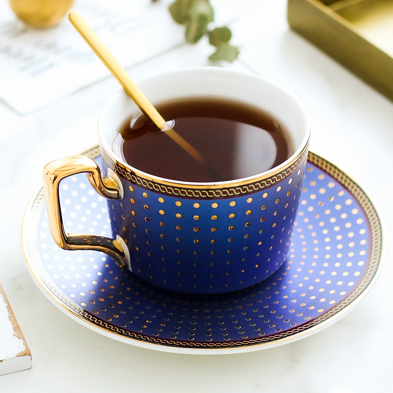 Porcelain Travel Coffee Cup And Saucer Set Eco Friendly Reusable Cup And Saucer European Filizanki Do Kawy Drinkware BD50CS