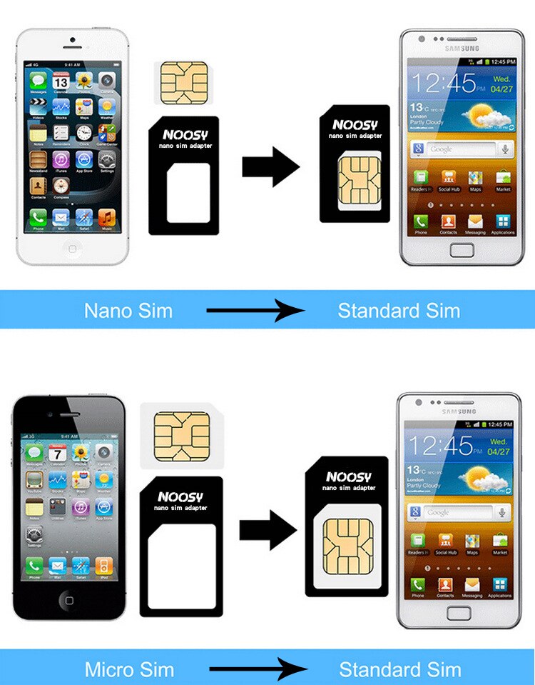 Cherie Universal 4 in 1 Sim Card Adapter Transformation 4 Sim Card Connector To Micro Standard For iPhone Samsung Xiaomi Huawei