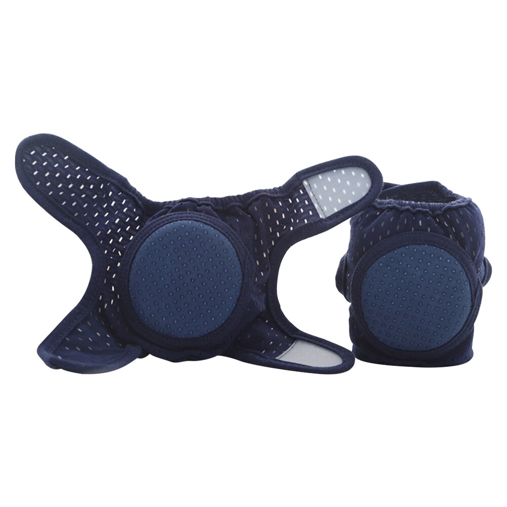 1 Paar Peuters Baby Knie Pad Non Slip Veiligheid Kneepad Been Kruipen Elleboog Kussen Zuigelingen Jongens Meisjes Knie Ondersteuning Beschermer: Navy Blue