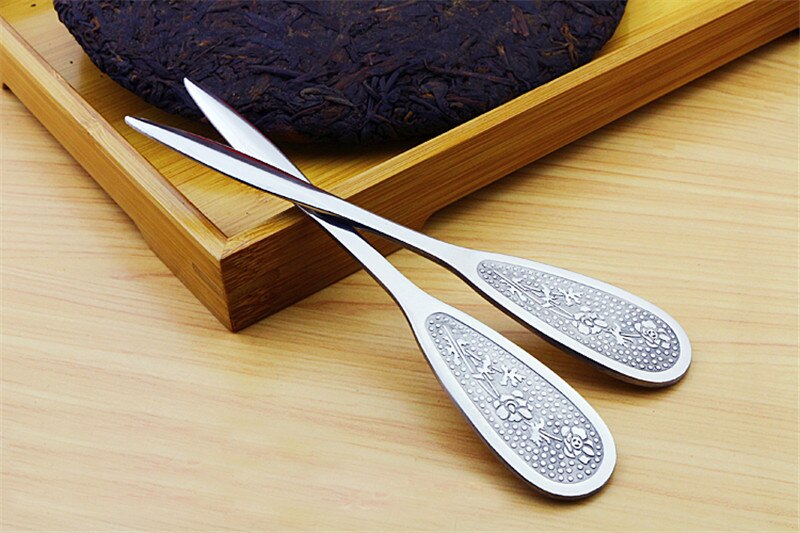 XMT-HOME stainless steel puer tea needle tea cake knife 5pc/lot