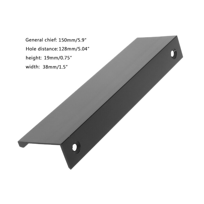 Aluminiumslegering dør trekk kjøkkenskap skap knott garderobe håndtak maskinvare  d5bd