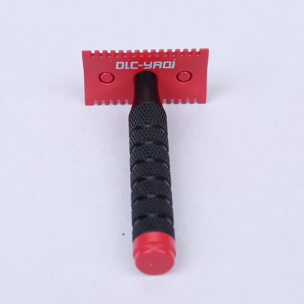 Yaqi mini sikkerhedsbarbermaskine i rød og sort farve