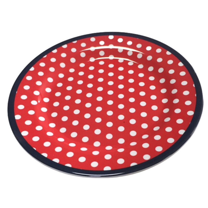 Assiette à fruits en mélamine 9 pouces, assiette à collation créative épaissie, plats à gâteau de Dessert, plateau à pâtisserie de Restaurant, vaisselle de cuisine: A