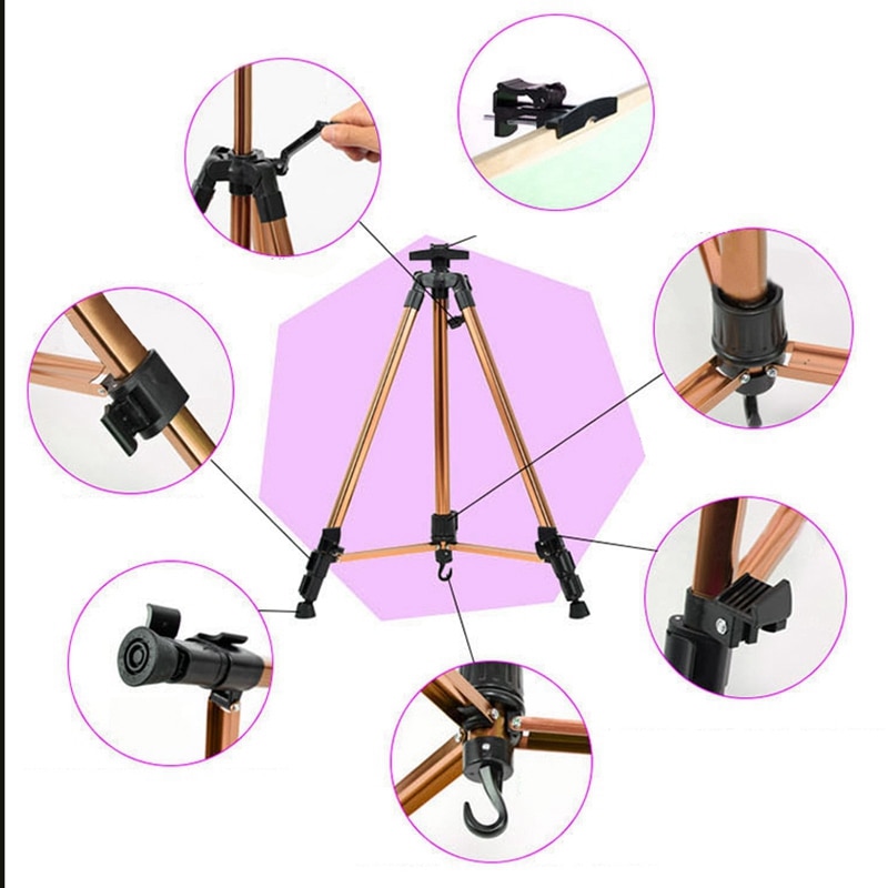 Metalowe sztalugi dla malowanie artystyczne szkic ślubne sztaluga rysunek farba olejna akcesoria robić laptopa akcesoria robić malowania