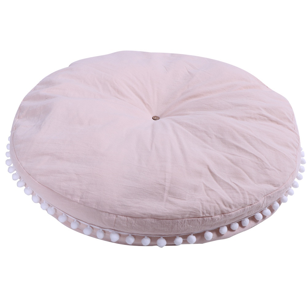 Neue Farbige Kleinkind Kleinkind Runde Kissen freundlicher Baby Unterstützung Sitz Weichen Stuhl Kissen Sofa Plüsch Kissen Spielzeug freundlicher Zimmer Klettern matt