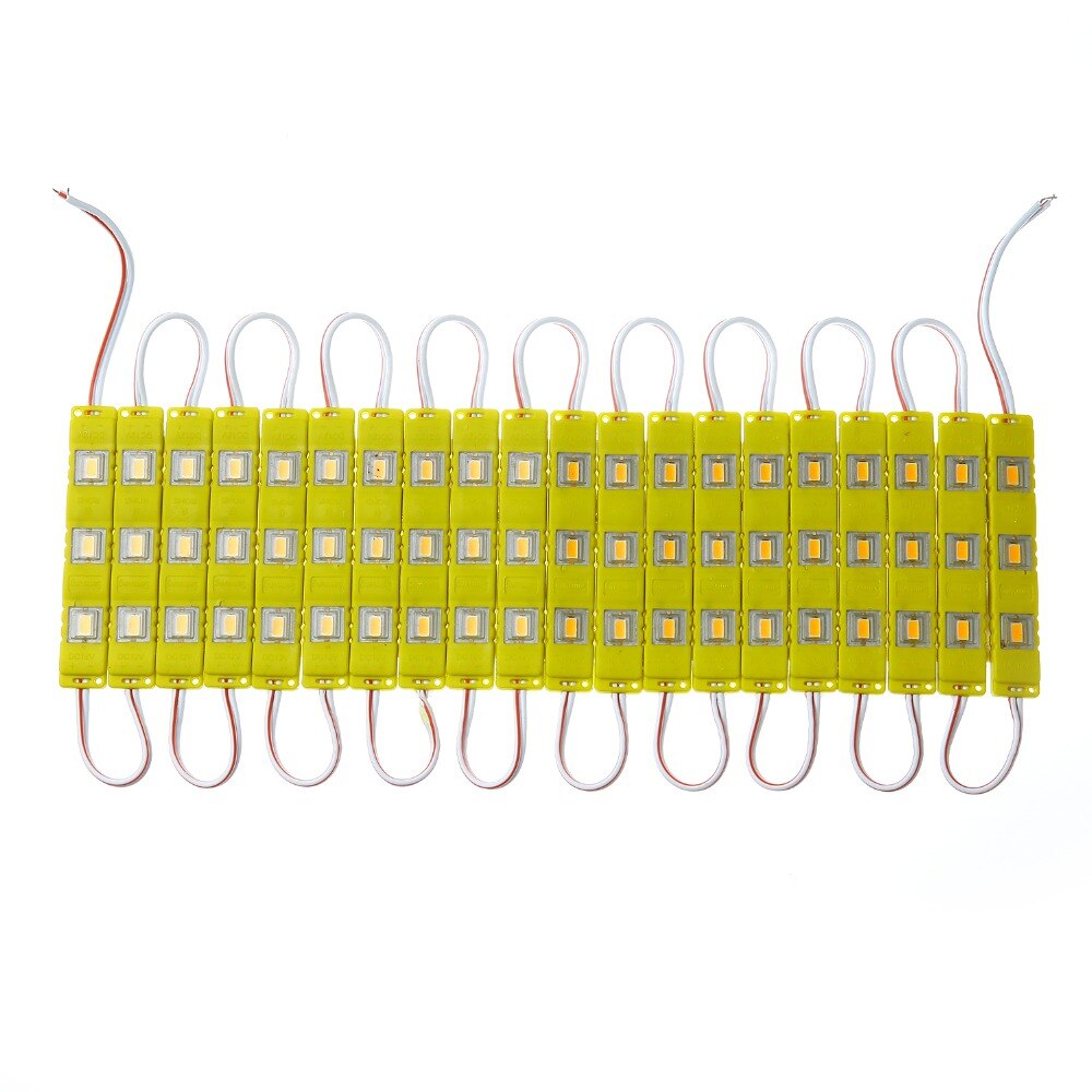 OSIDEN 100 STKS 5730 LED Module 12 V Spuitgieten Module Super Heldere Waterdichte IP65 rood/groen/blauw/geel/Roze/Warm wit