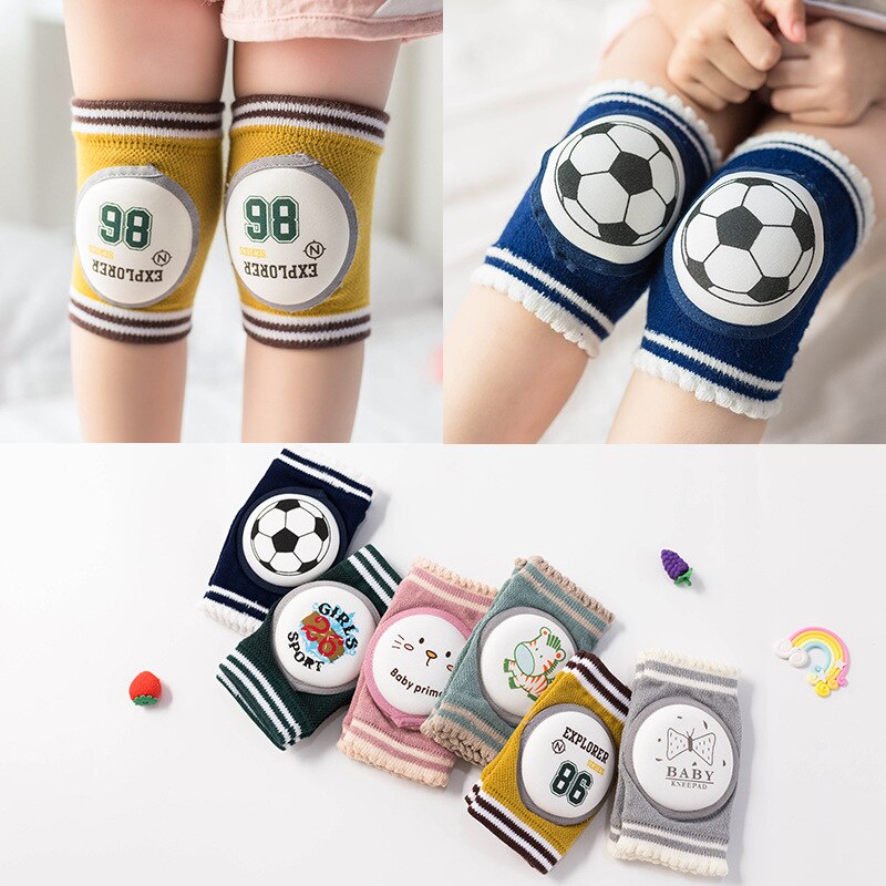 Kids Meisje Jongen Kruipen Elleboog Zuigelingen Peuters Baby Mesh Knie Pads Protector Veiligheid Katoen Knie Pad Baby Anti-Fall beenwarmers