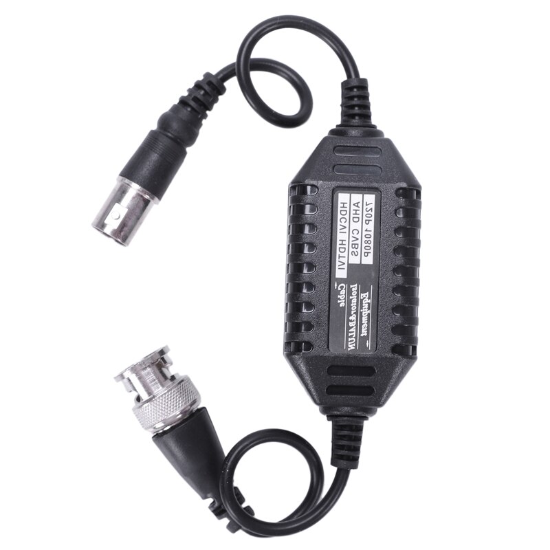 Coaxial Video Ground Loop Isolator Balun BNC Male to Female for CCTV Camera