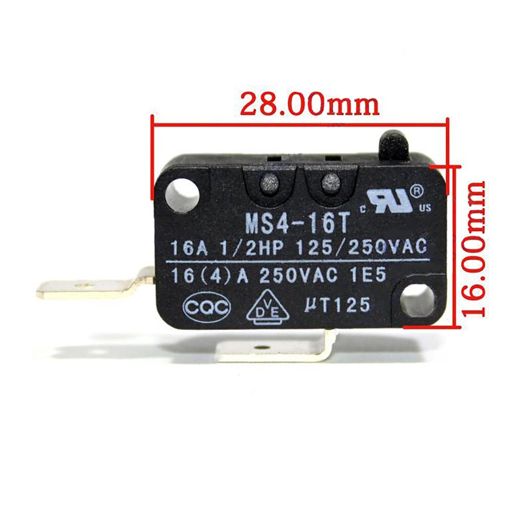 MS4-16T 16A 250VAC Electric Heaters Micro Limit Switch Microswitches for MS4-16T Water Heaters Micro Limit Switch