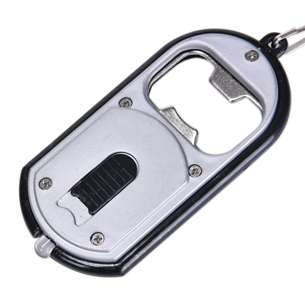 2-in-1 Multifunctional Opener Cool Bottle Openers With LED Light Opener Keychain Key Ring Lamp Keyrings