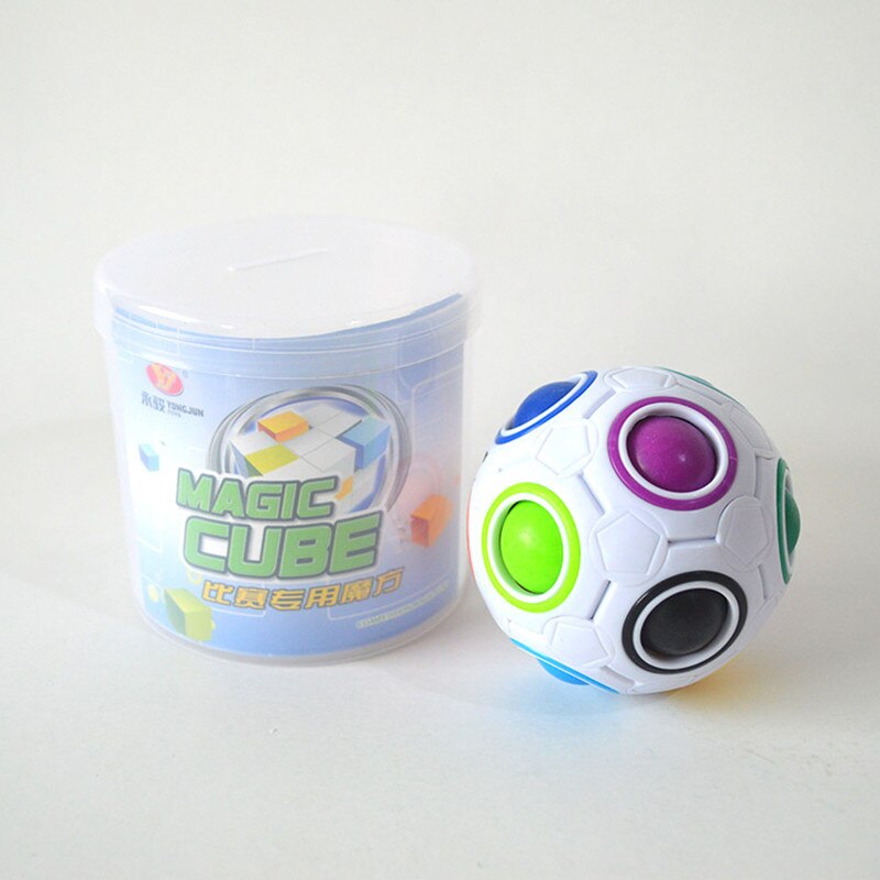 YongJun Magic Rainbow Ball Stickerless Round Puzzle Early Education Fun Toys Children Intelligence Toys Parent-child