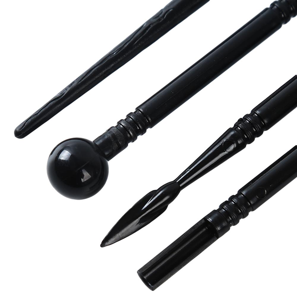 4Pcs Clay Sculpting Kit Plastic Wax Carving Pottery Ceramic Tools Polymer Shapers Modeling Carved Tool Perfect Sculpt Tools
