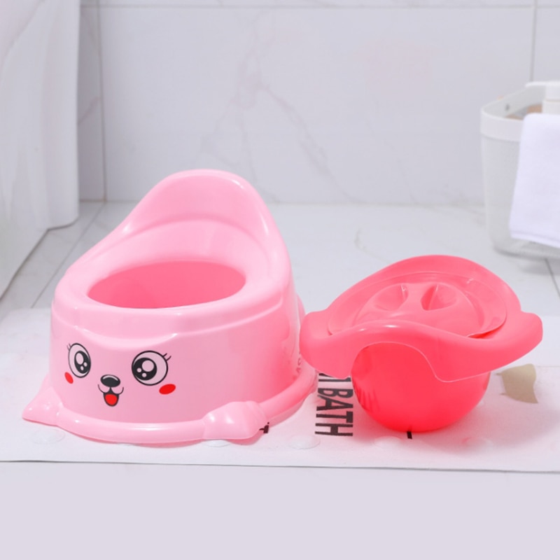 1 Pc augmenter la taille mignon bébé pot toilette chaise de formation avec couvercle de rangement amovible facile à nettoyer