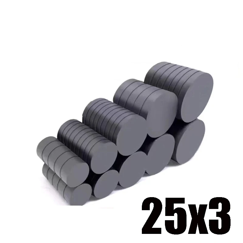 18 x 3 18 x 4 18 x 5 20 x 3 20 x 4 20 x 5 25 x 3 25 x 5 sort lille rund magnet køleskabsferritmagnet permanent rund højttalermagnet: 1m / Blå