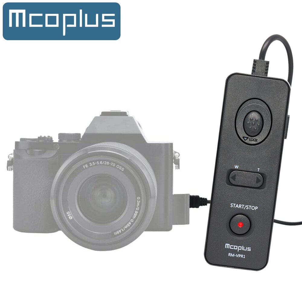 Mcoplus RM-VPR1 Liberação Do Obturador Remoto para Sony Alpha A7 A7R A7RII A7RIII A3000 A5000 A6000 A3000 A6600 A5100 A6000 A6300 A6400