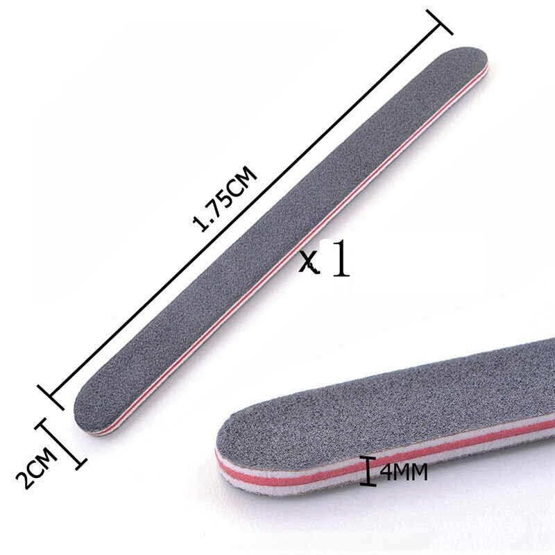 Rosalind 6 -delige nagelgereedschapsset met zandbufferstokjes, schone kwastenset voor manicure, schone nagels voor gellak, nail art