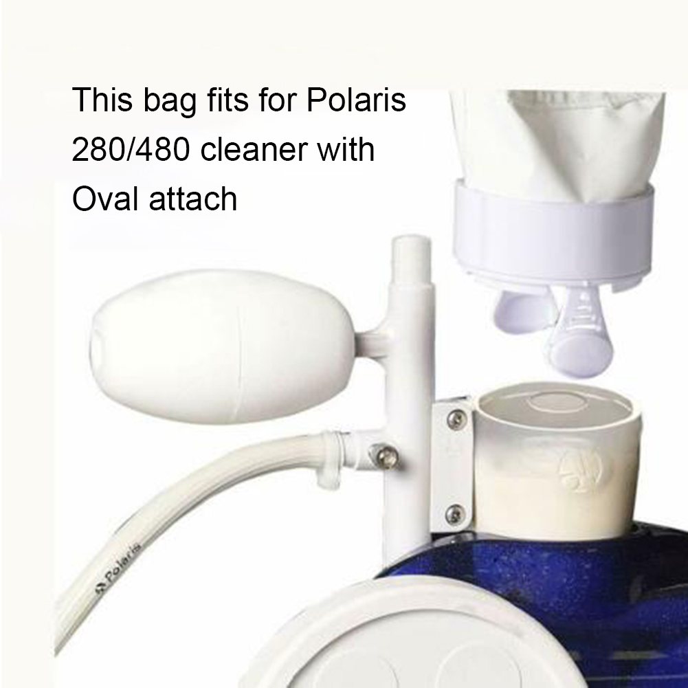 2Pcs For Polaris 280 480 Pool automatic Cleaner leaf Bag parts 2Pcs silt All Purpose Pool sweep vacuum Suction Machine Bags