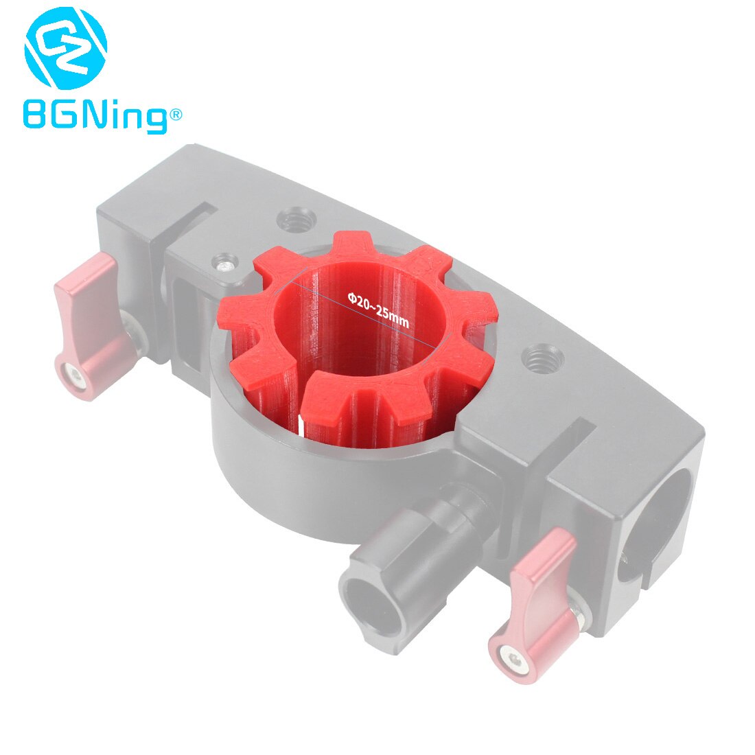 SLR Camera Holder Dual Handheld Grip Stabilizer Extended DSLR Mount Bracket 3D Printed for DJI/zhi yun/Feiyu Gimbals 40mm Handle