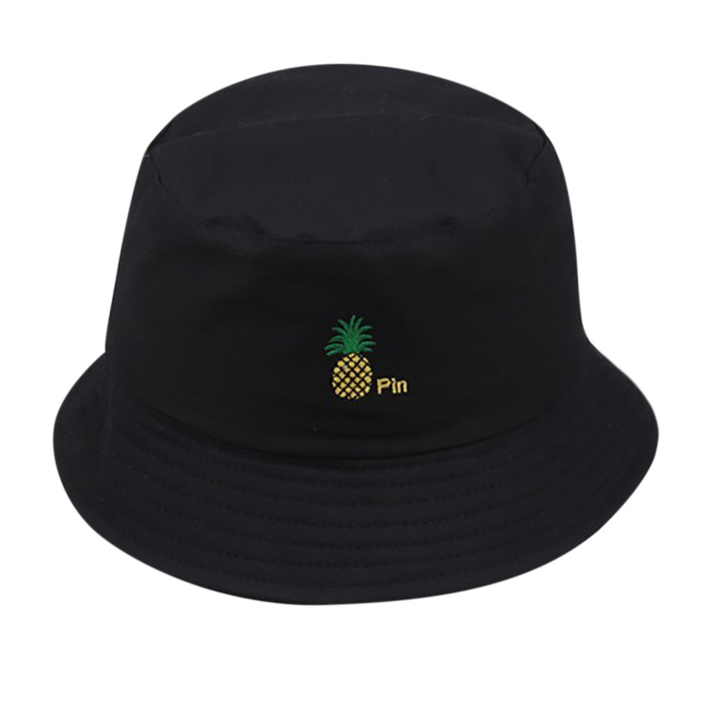 Hip Hop sombrero de pescador mujeres hombres Unisex sombreros de pescador salvaje gorro de protección solar al aire libre: BK2