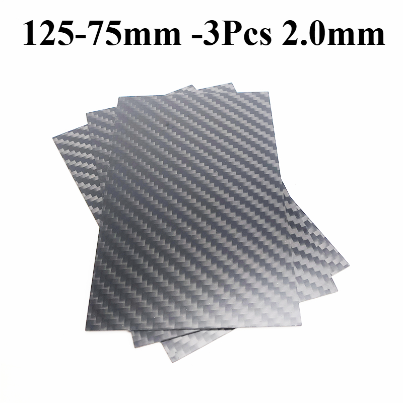 3Pcs 125mm X 75mm Real Carbon Fiber Plate Panel Sheets 0.5/ 1/ 1.5/ 2/ 3mm 4mm 5mm Thickness Composite Hardness Material Cutting: Burgundy