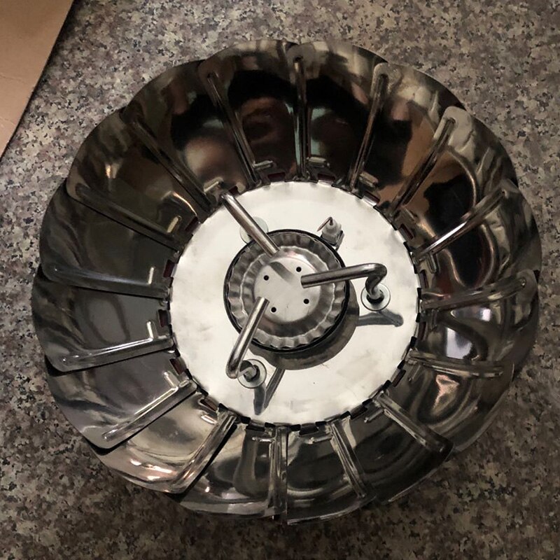 Outdoor Portable Windproof Stove Lotus Furnace Gas Camping Stove Small Yuan Furnace